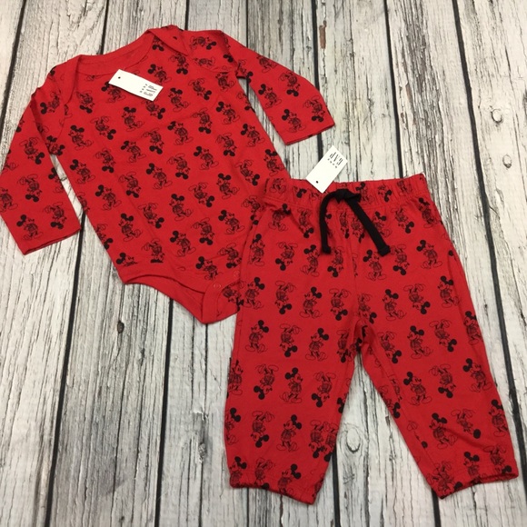 GAP Other - Gap Boys 0 3 Month Mickey Mouse Outfit. NWT